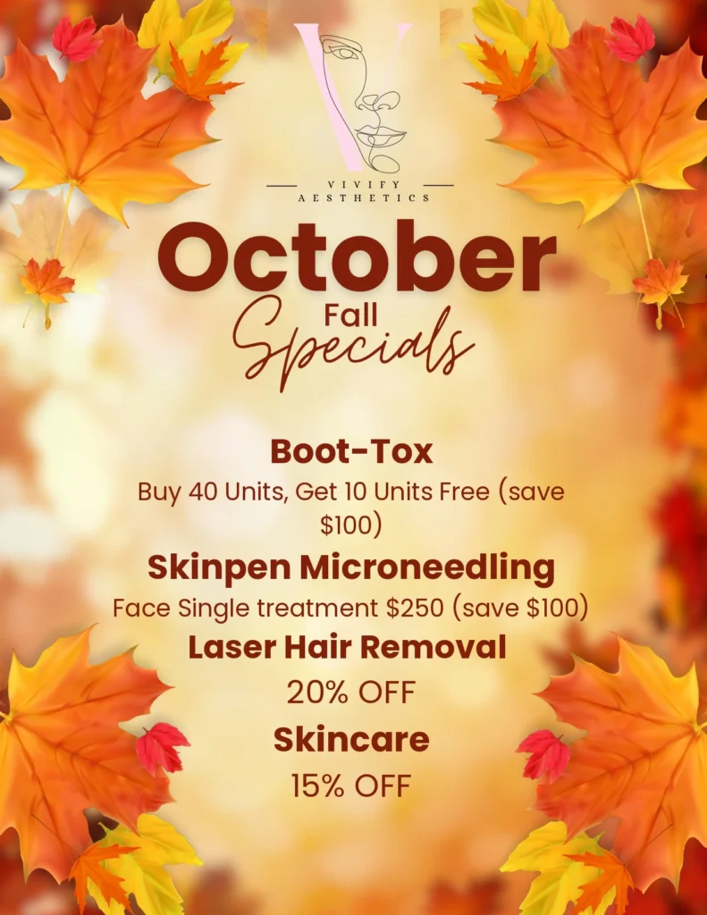 October Specials at Vivify Aesthetics in Orlando FL,